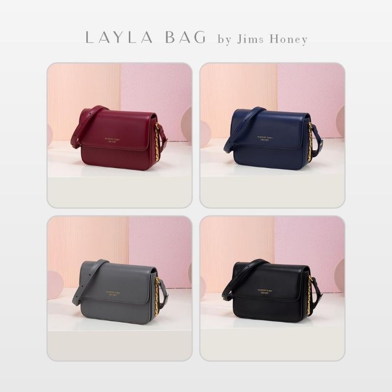 JIMS HONEY LAYLA BAG TAS SELEMPANG BAHU WANITA (FREE EXCLUSIVE BOX)