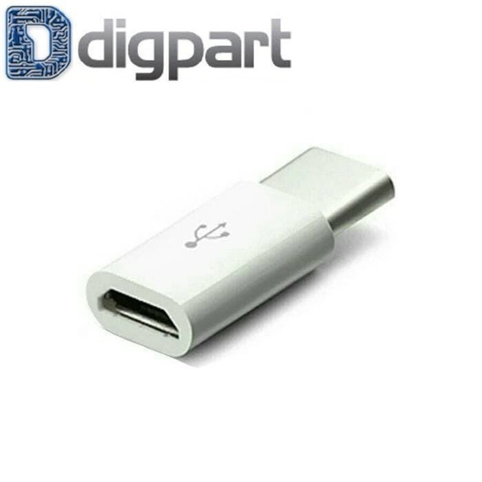 Adapter Sambungan Charger Android Micro USB to Type C