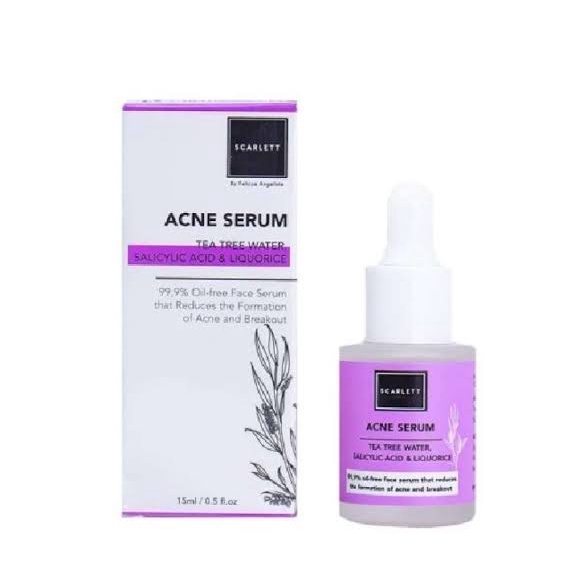 Serum Wajah Scarlett Acne/ Brightly Ever After/ Glowtening Original Bpom