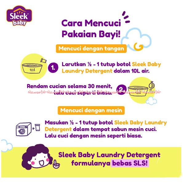 Sleek Baby Laundry 100ml Travel Wash Sabun Cuci Baju Pakaian Bayi Anak Saat Travelling Berpergian Sleekbaby Sleeks