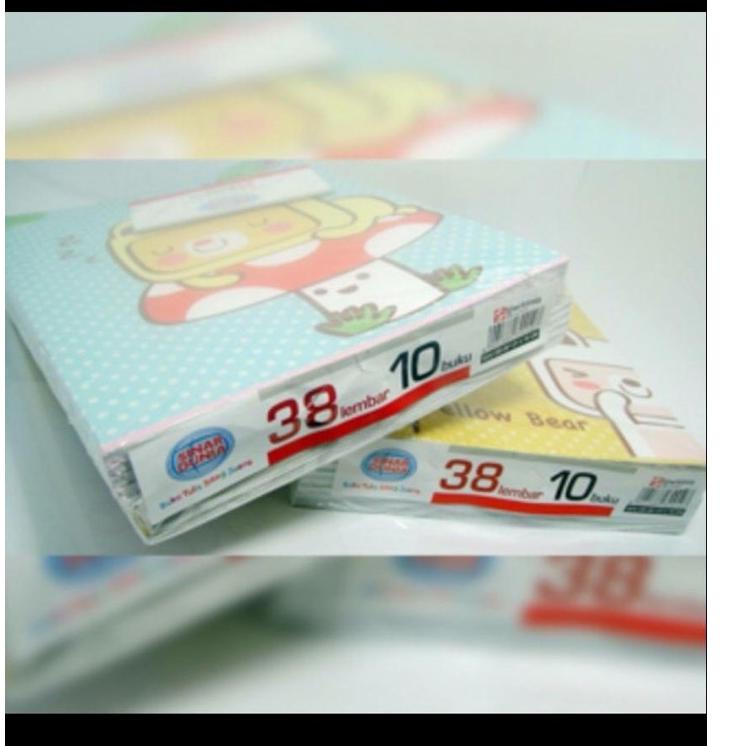 

Sangat Nyaman.. Buku Tulis Bergaris SiDU isi 38 Lembar isi 10 buku
