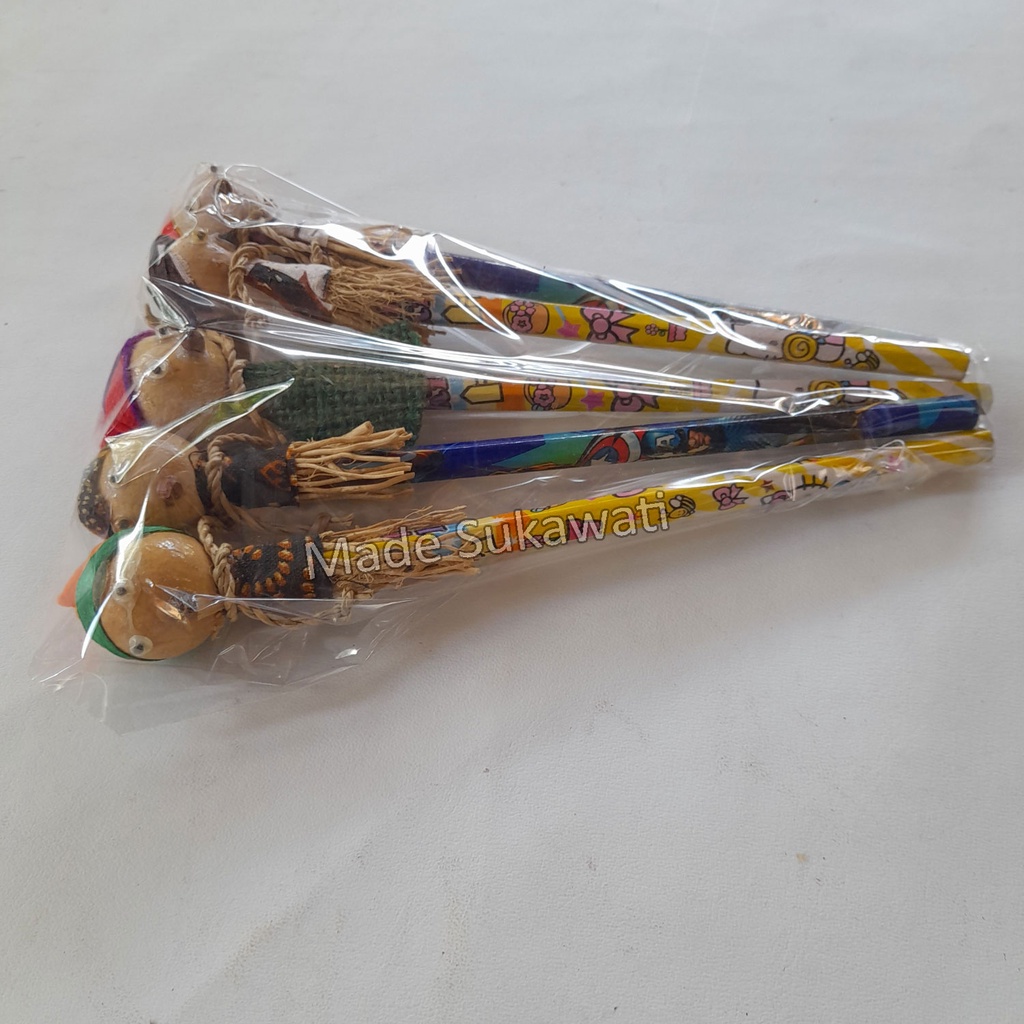 Kerajinan pensil variasi boneka pinokio isi 5pcs