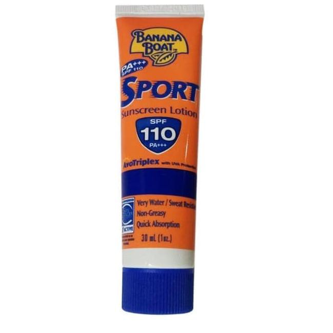 SUNBLOCK BANANA BOAT SPORT SPF UVB 110 PA ++ (30ML) ORIGINAL 100%