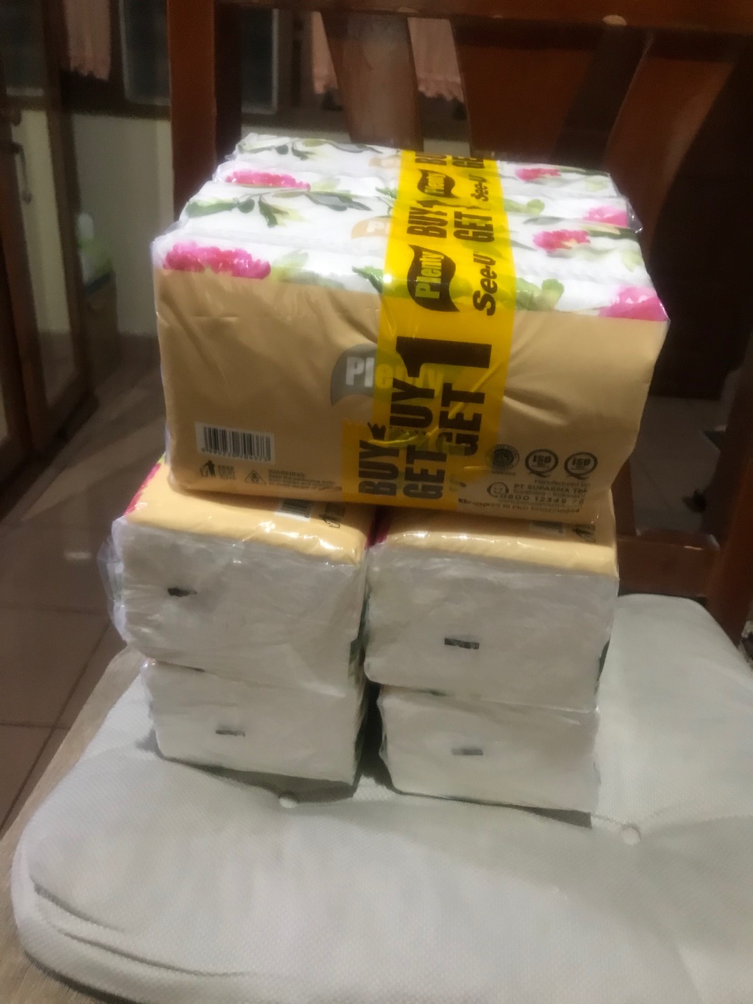 Plenty Facial Tissue Premium [3 Ply/180 Sheets] - Buy 1 Get 1