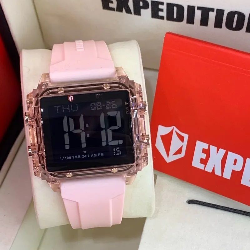 Jam Tangan Expedition E 6817 Wanita / E6817M Pink Original