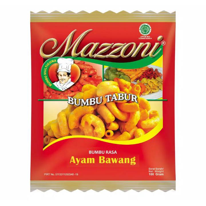 

ANEKA SNACK Mazzoni Bumbu Tabur Rasa Ayam Bawang 100 Gram