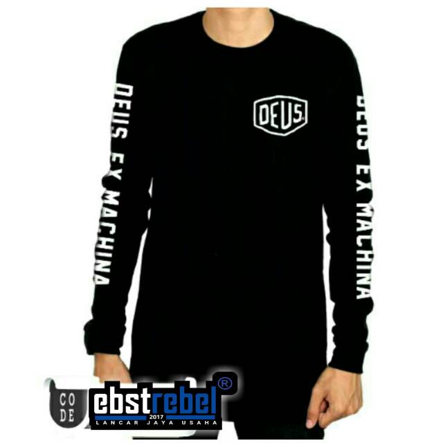 Tshirt/baju/kaos deus ex machine lengan panjang/longsleeve