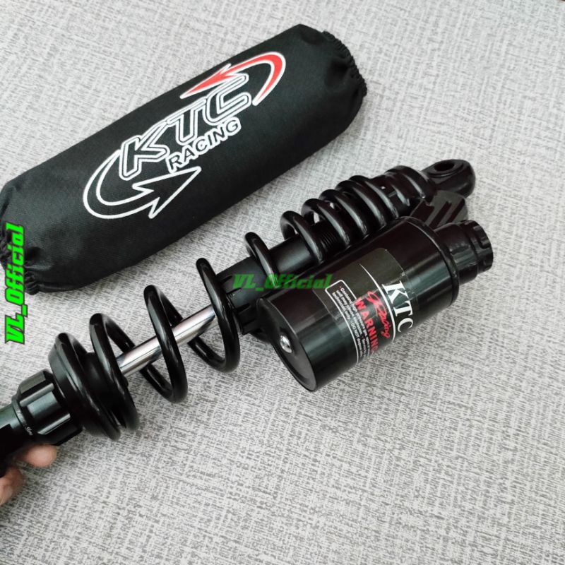 shockbreaker copy ktc tabung atas full black matic 330mm shock tabung ktc beat vario mio Scoopy Xeon dll