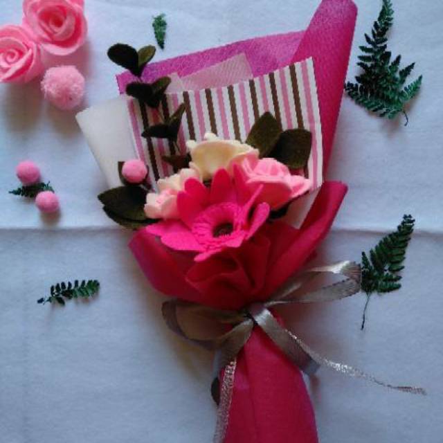 

Buket flanel murah / hadiah murah
