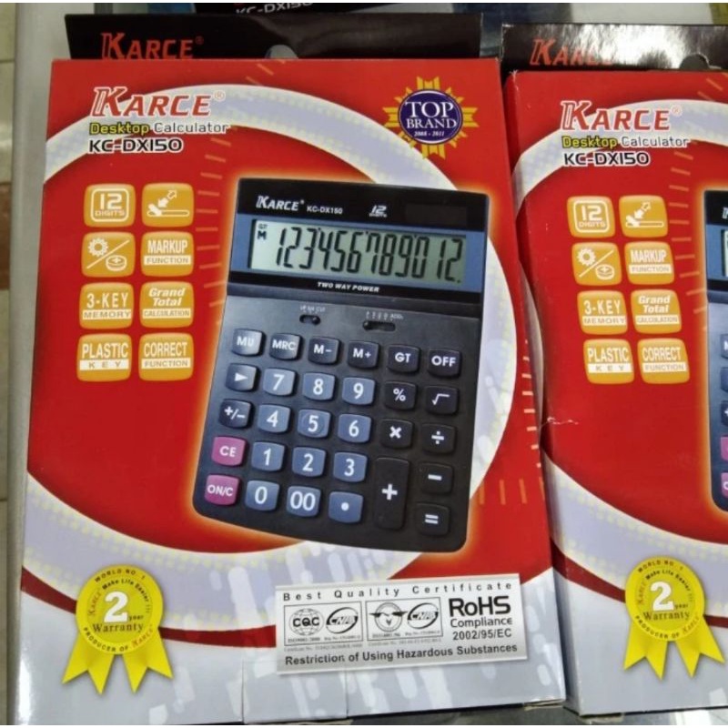 

KARCE KALKULATOR 12 DIGIT KC DX 150 DESKTOP CALCULATOR BEST QUALITY