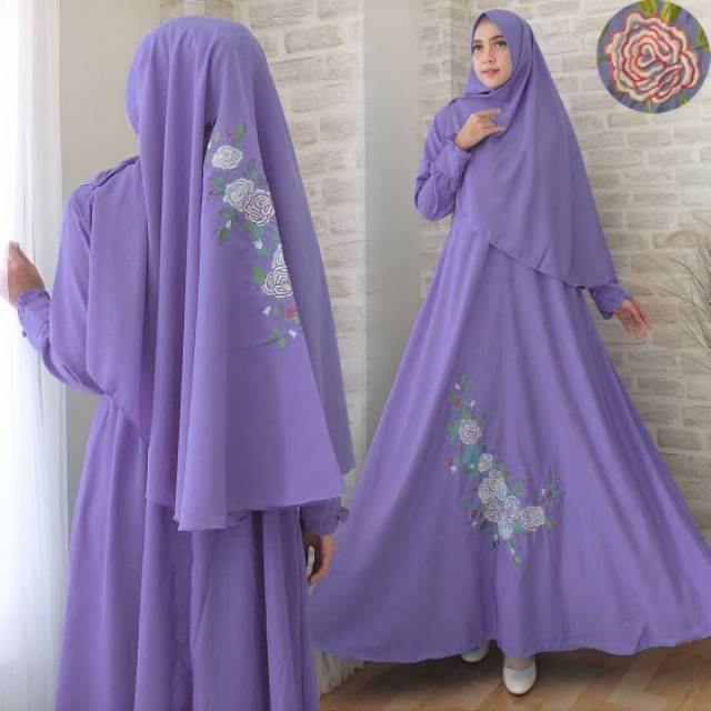 TOTOTAshop.Gamis LAVENIA SYAR'I  FC (REAL PIC)