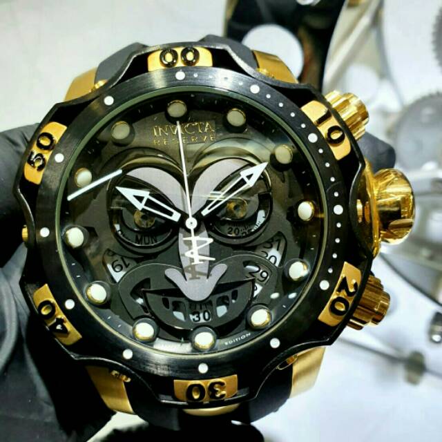Jam tangan pria INVICTA THE JOKER RUBBER GRADE PREMIUM AAA+