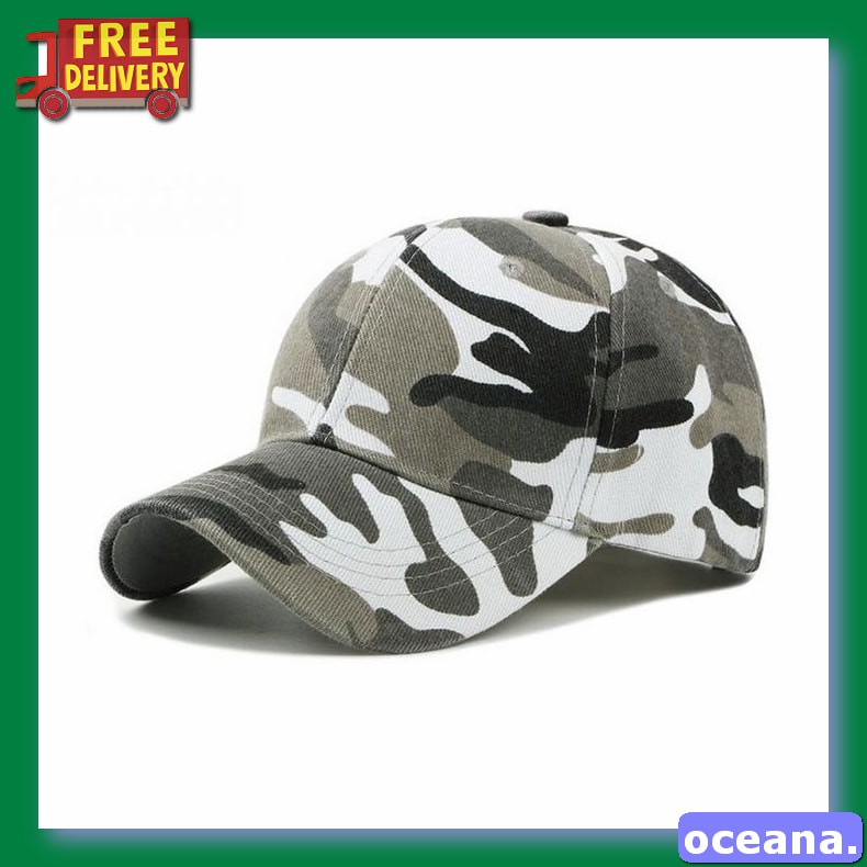 Topi Pria Casual Keren Premium Wekend Offender Lonsdale London Ba KK826 Baseball Cap Camouflage Cam