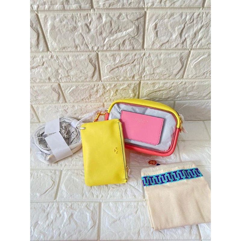 tory Burch perry clear mini bag ori