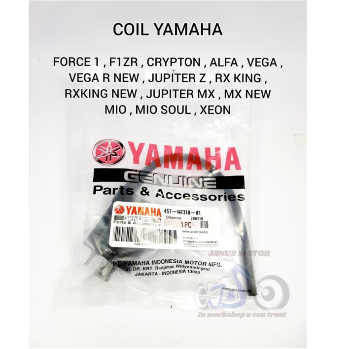 COIL YAMAHA JUPITER FIZR MIO KARBU RX KING KOIL KUALITAS ORIGINAL ASLI ORI YGP ARUS LISTRIK STABIL D