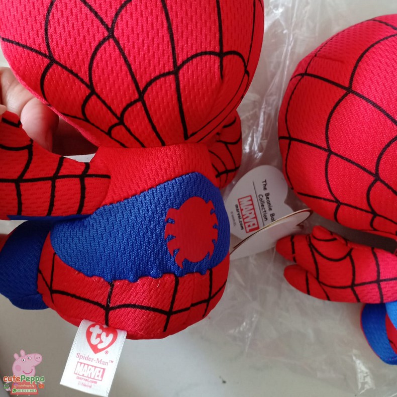 Boneka Spiderman Original Marvell Ty Beanie Ori Spider Man Asli - spider man 3 roblox