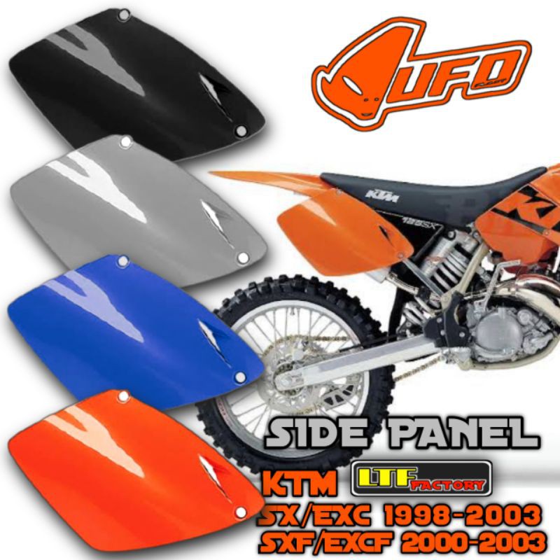 KTM SX SXF - EXC EXCF MXC 125 200 250 300 400 450 500 525 1998 1999 2000 2001 2002 2003 - UFO Side P