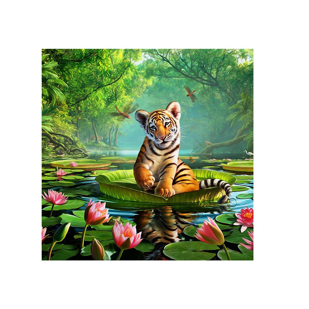Gambar Lukisan Harimau 3d Ani Gambar