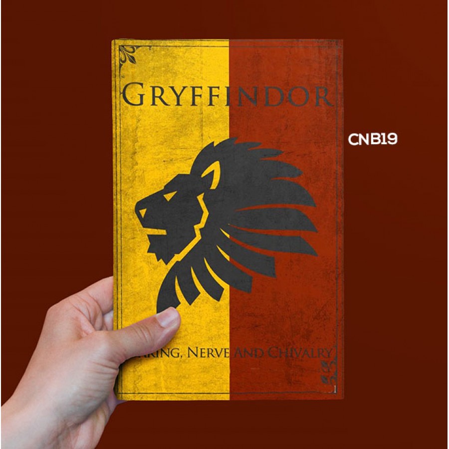 

NOTEBOOK HARDCOVER CUSTOM SERI "GRYFFINDOR HARRY POTTER