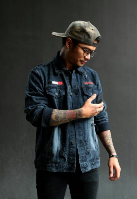 LEGEND OF DENIM™ | Jaket Jeans NEW Ripped Destroy Japanese Series J-11