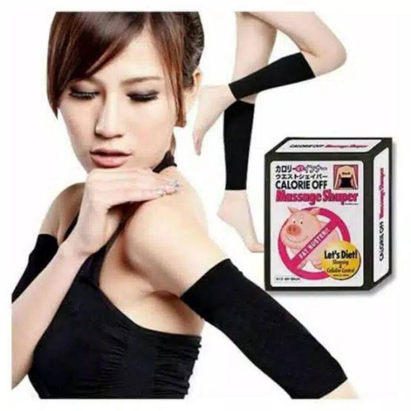 Korset Lengan Pria Wanita Calorie Off Arm Slimming Corset Stocking Korset Pelangsing Pengecil Lengan