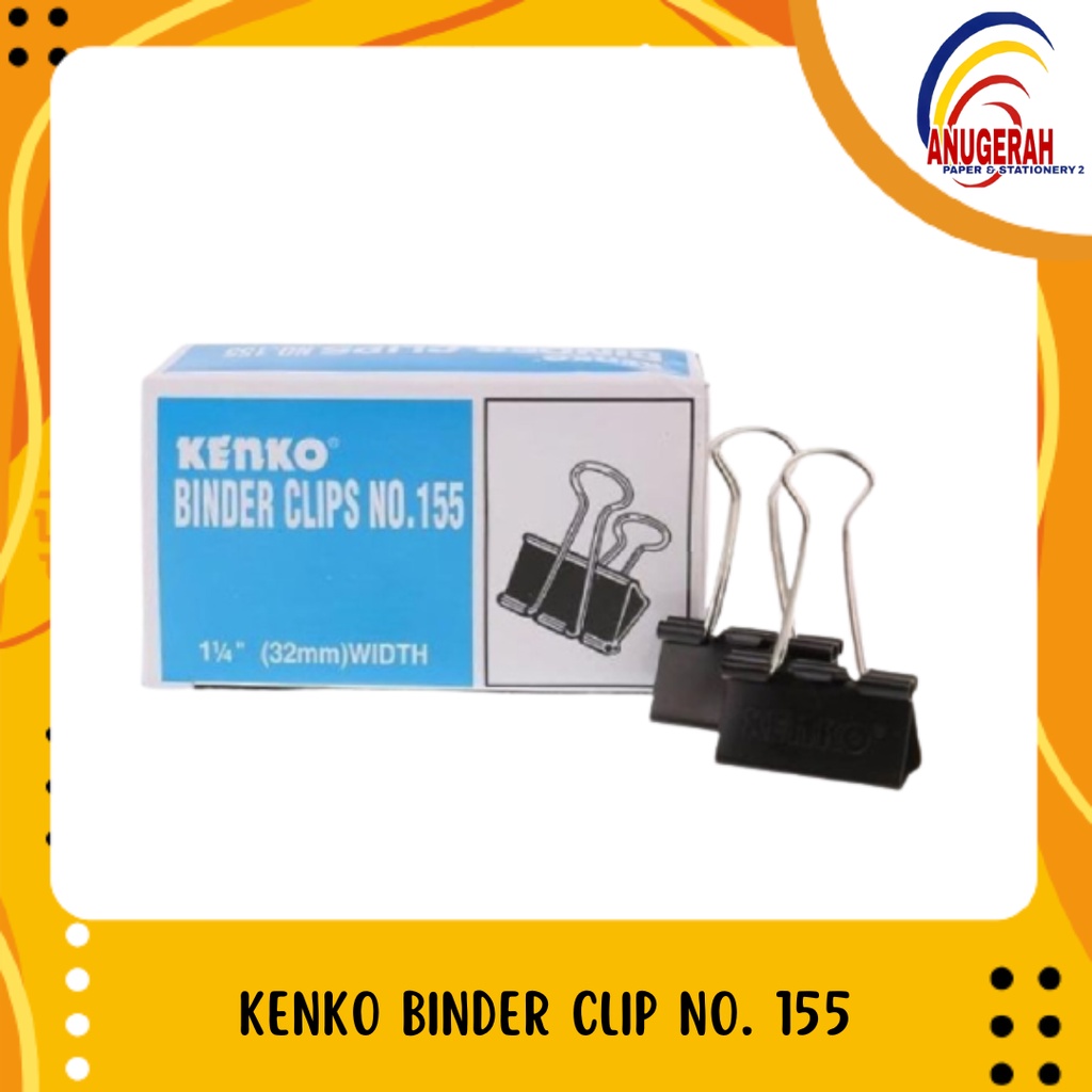 

KENKO BINDER CLIP NO. 155 (PCS)