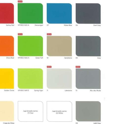 ASLI 100% ELASTEX 3 IN 1 NIPPON PAINT 1KG / 1 KG WARNA LENGKAP PUTIH ABU ABU BIRU HITAM MERAH HIJAU 