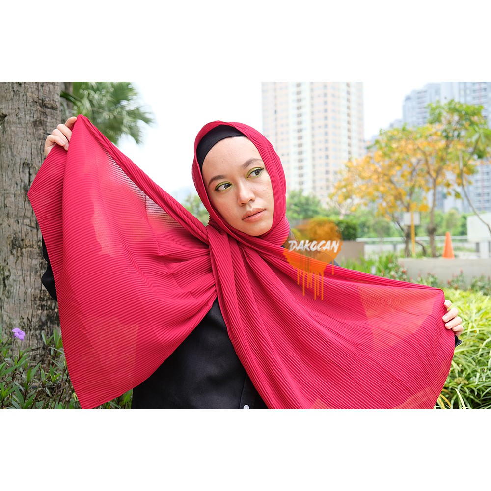 Pashmina Plisket Seruti Ceruty Cerutty Babydoll Premium Baby Doll