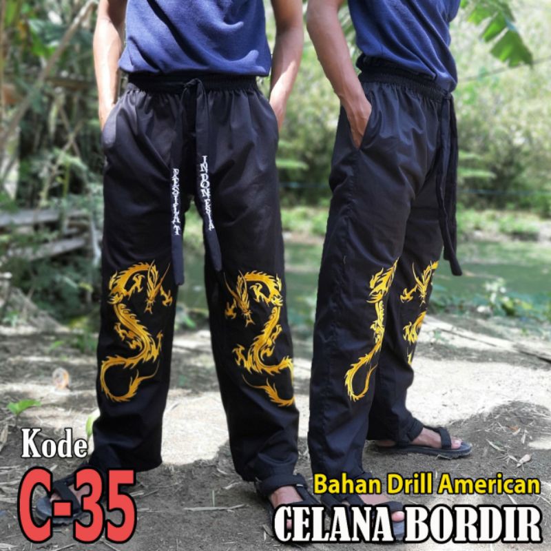 Celana silat bordir