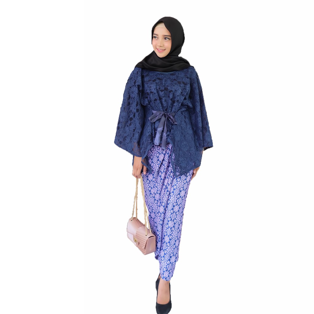 Kebaya Modern Pengantin Akad Nikah Kondangan Muslim Kekinian Hits