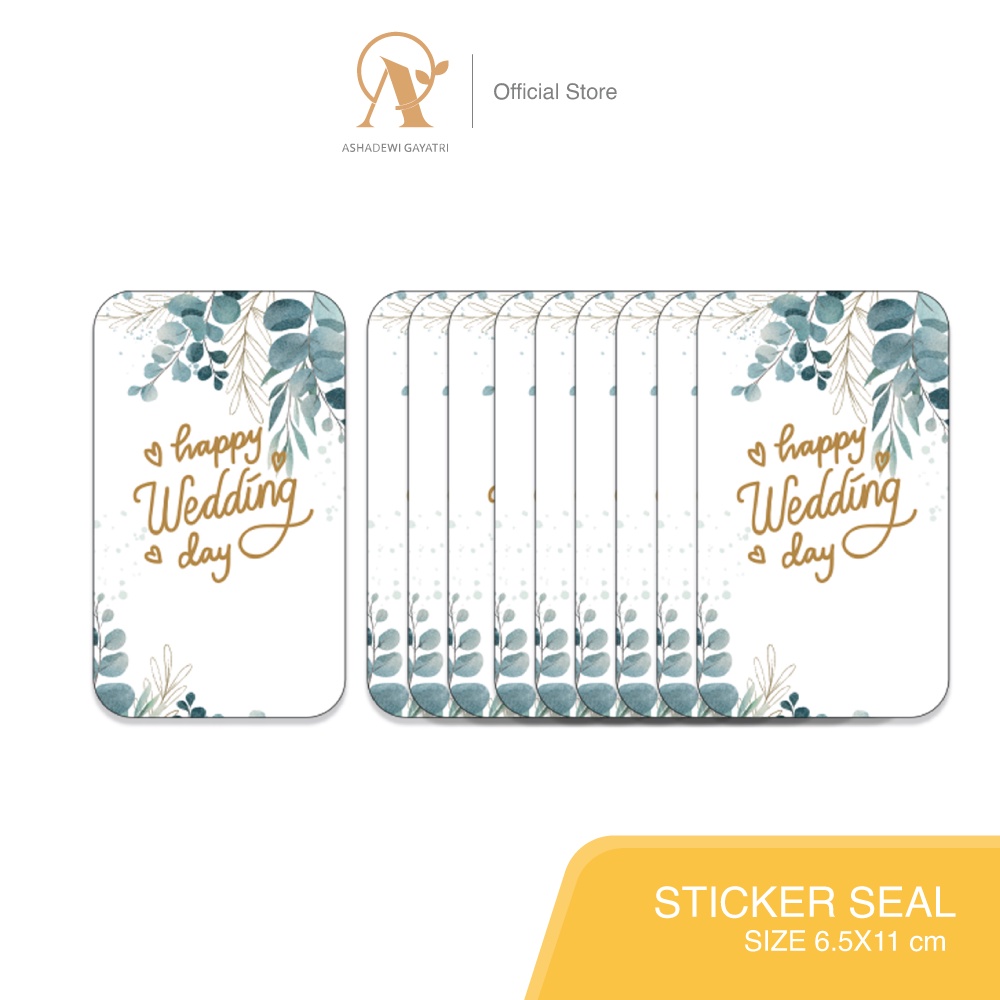 

Ashadewi Gayatri - Sticker Seal "Birthday" / "Thankyou" / "Wedding" [Harga 10 pcs]