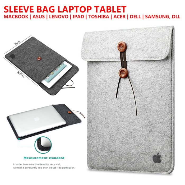 Sleeve Case Casing Cover iPad Tab Tablet Laptop 9.7 11 13 Inch Notebook Macbook Asus Lenovo Samsung