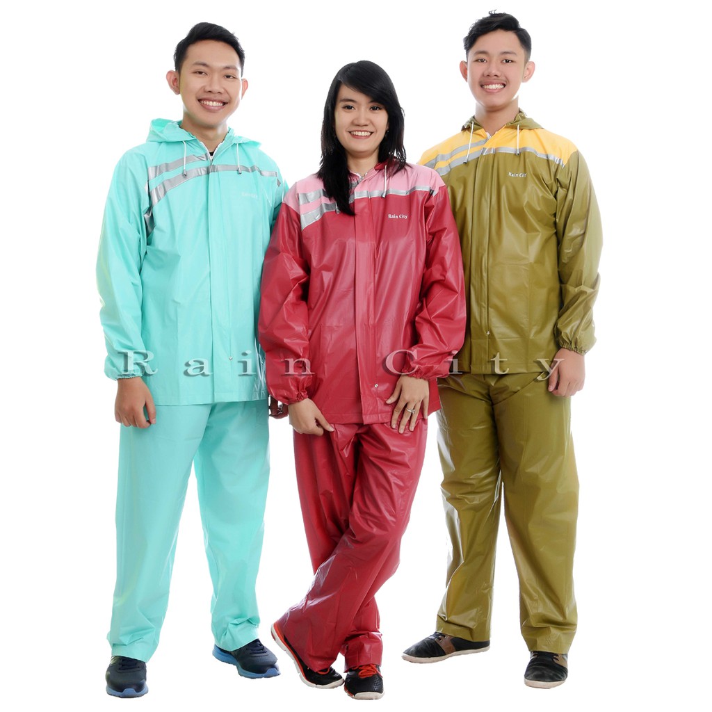 Parismall 69124 Jas Hujan Setelan Pria Wanita Tosca Marun Army Jaket Celana LJM RAINCOAT ...