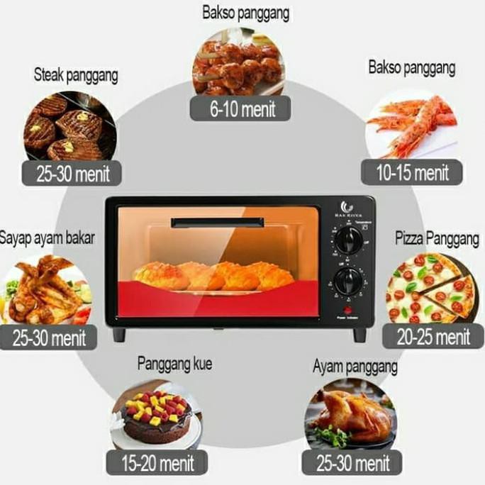 Oven Listrik Han River 400Watt 12L/Oven Listrik Great.World