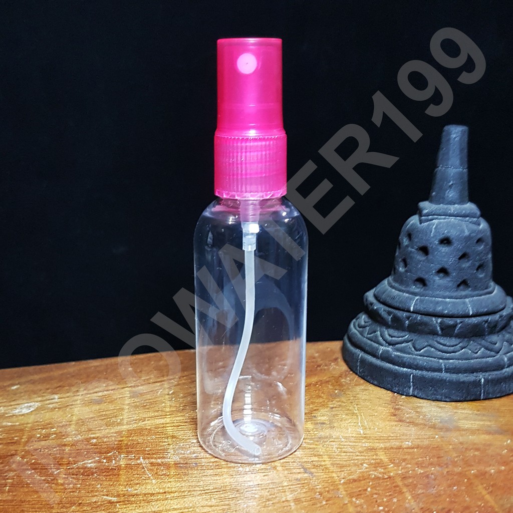 BOTOL SPRAY 60 ML BENING KEPALA SPRAY PINK