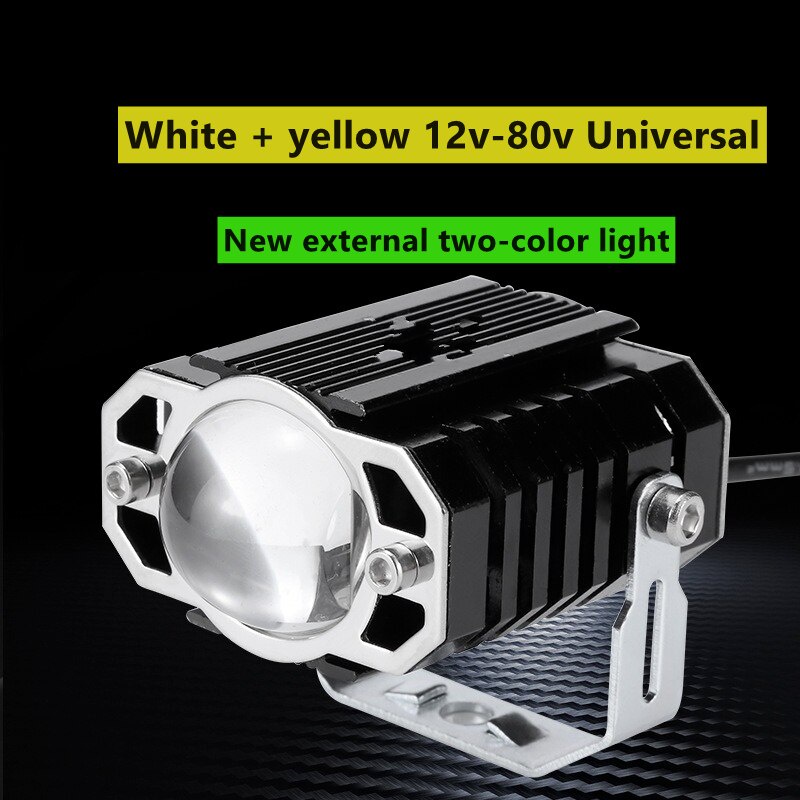 Lampu Tembak Motor  Transformer Projector Lens Headlight LED 1500 Lumens 12W Tahan Air-