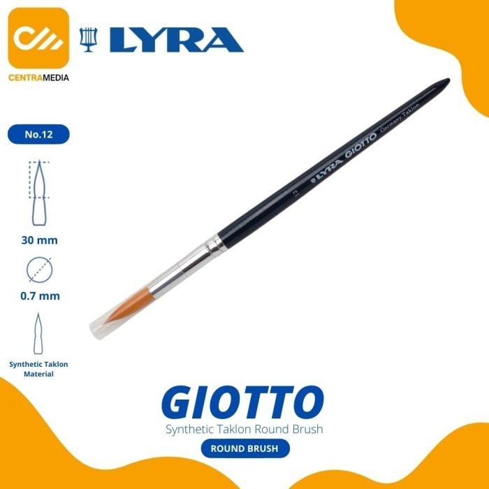 

Produk Terbaru Kuas Lukis Lyra Giotto Round Synthetic Germany Taklon Brush