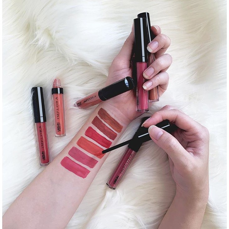 `ღ´ PHINKL `ღ´ ɪ ᴍ ᴘ ʟ ᴏ ʀ ᴀ Implora lip cream original mattee lipstick cair ombre BEST SELLER gincu