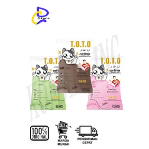 TOTO SAND LITTER PASIR GUMPAL WANGI T.O.T.O 25 LITER