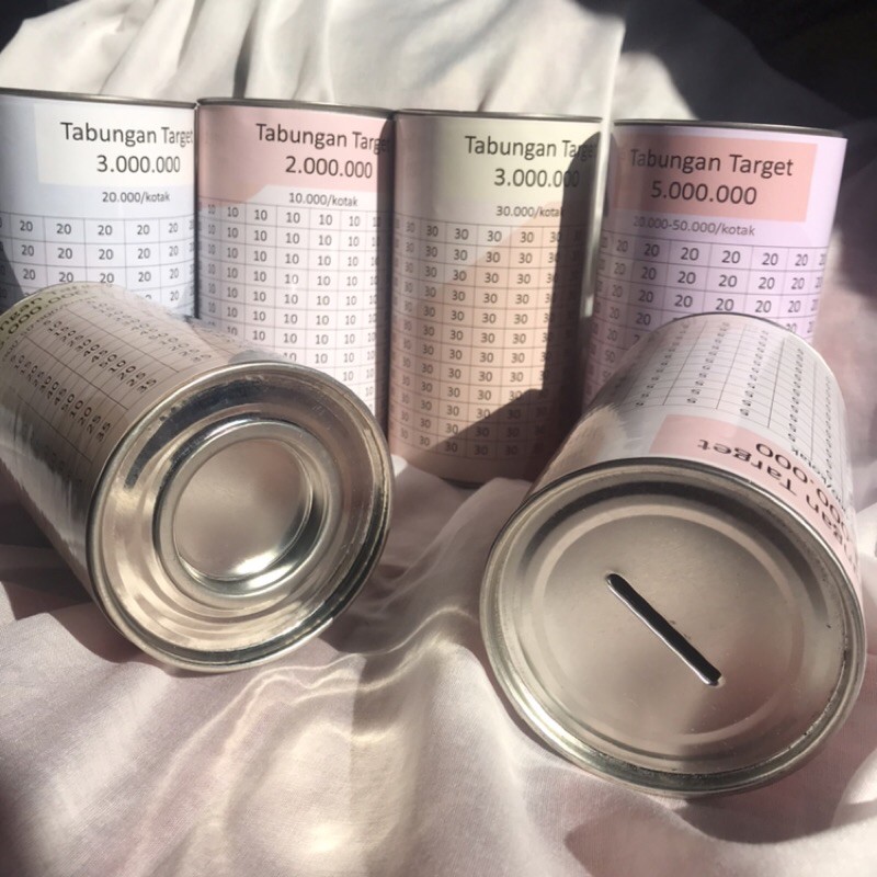 Tabungan target/celengan target viral