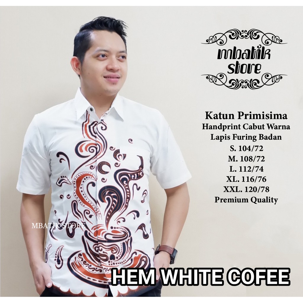 Sekopi Kemeja Batik Pria Lengan Panjang by Dewo