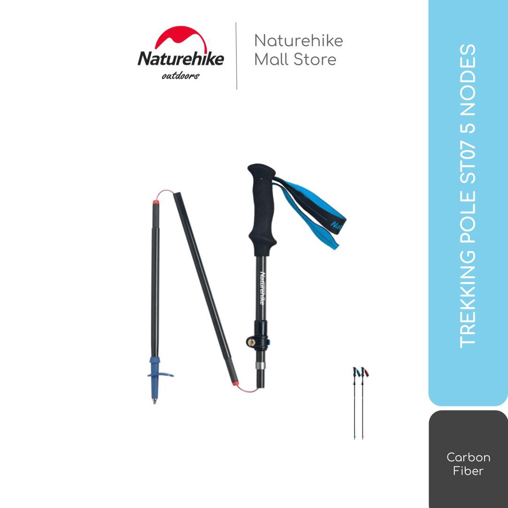 TREKKING POLE ST07 NATUREHIKE NH18D010-Z TONGKAT PENDAKI LIPAT CARBON
