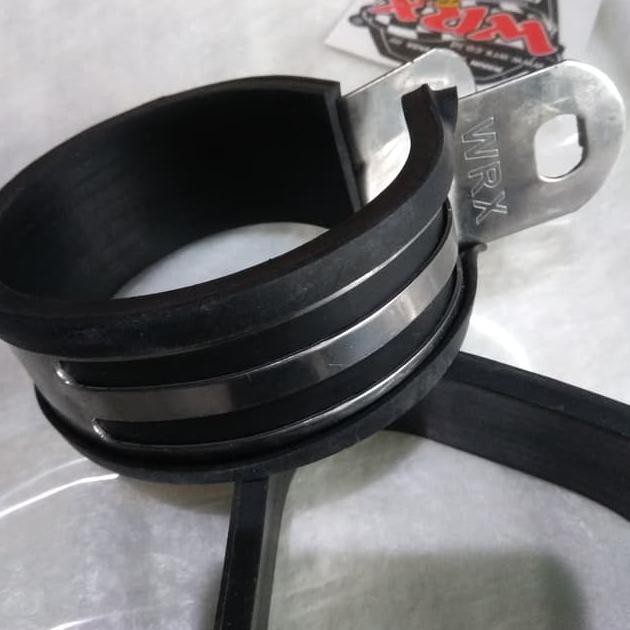 N*E*W>>-21  bracket clamp knalpot ori WRX Gp5 Gp6 klem braket breket