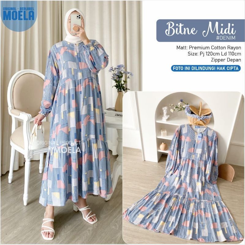 BITNE MIDI DRESS ORI MOELA