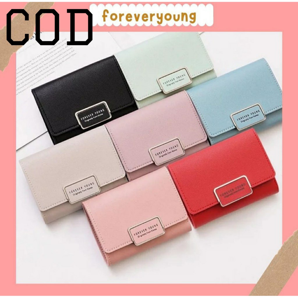 DOMPET WANITA MINI LIPAT DOMPET PENDEK DOMPET CANTIK DOMPET IMPORT