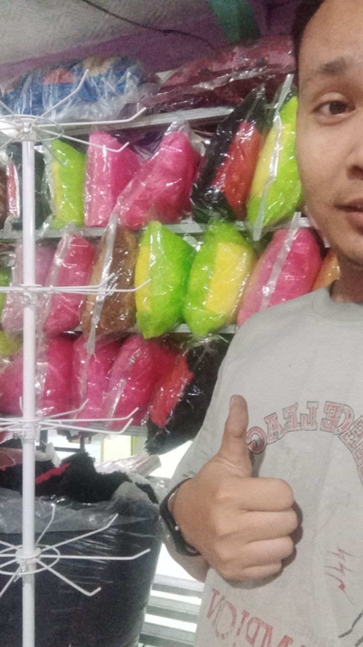 Rak Display Putar Matahari 7 Susun Besi Kuat Tebal  Ada Roda