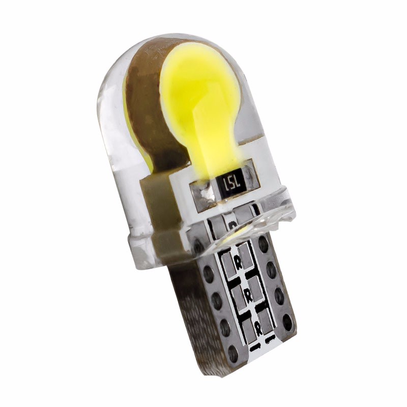 LuxStar Lampu Mobil Headlight LED T10 W5W COB 2 PCS