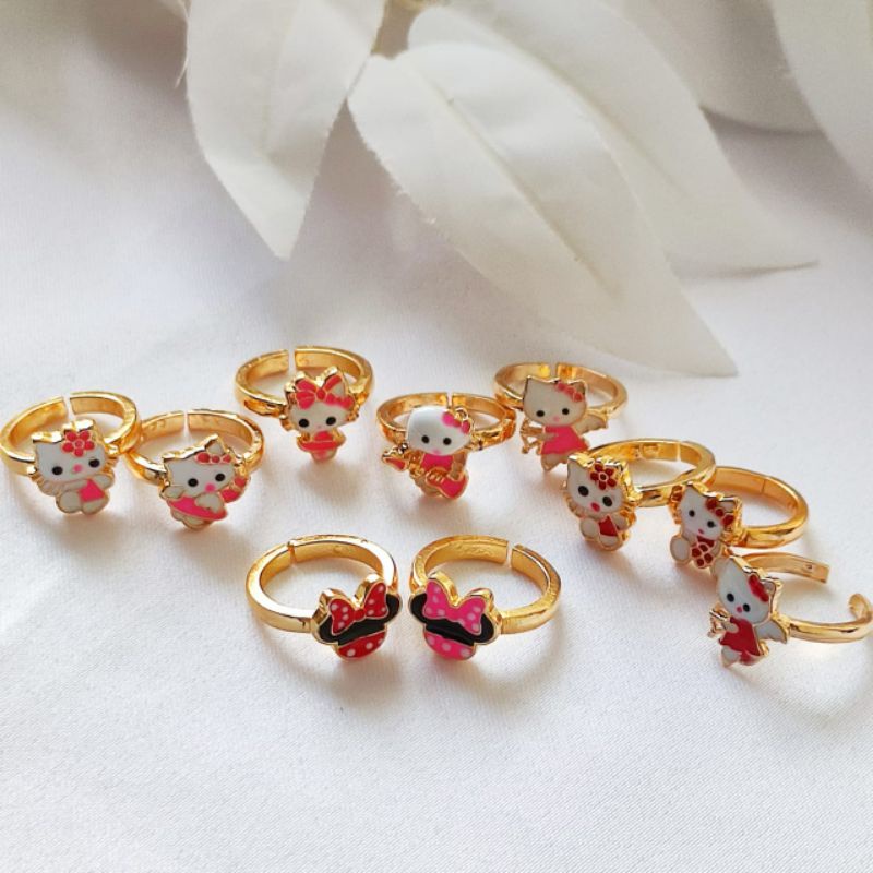 Cincin Xuping Anak Cincin Xuping Permata Anak Warna Emas