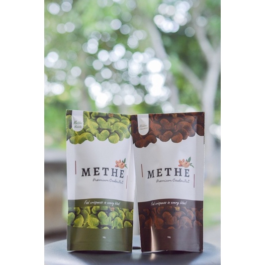 

paket Bundling Metheo roasted cashewnut Matcha and chocolate