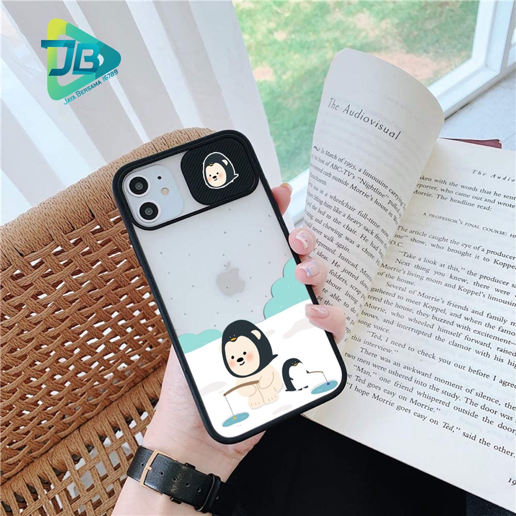 SOFTCASE SLIDE KAMERA ICE BEARS OPPO VIVO SAMSUNG XIAOMI REALME IPHONE ALL TYPE JB4970